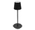 LED-Akku-Outdoor-Tischleuchte, schwarz