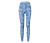 Blau-hellblauer Batik-Print