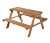 roba Kinder-Outdoor-Sitzgruppe »Picknick for 4«, Teakoptik