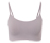 Seamless-Bustier mit Spitze, grau