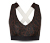 Sport-Bustier, braun-schwarz - Braun mit schwarzem Alloverprint