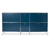 Sideboard Metall »CN3« groß mit 6 Klappenfächern, blau