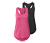 2 Funktionstops, fuchsia und anthrazit - Fuchsia und anthrazit