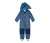 Blau gestreift