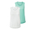 2 Sporttops, mint und weiß - 1x mint, 1x weiß