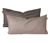 SCHIESSER Renforcé-Kissenhüllenset »Doubleface«, 2 Stück, 40 x 80 cm, taupe/dunkelgrau