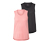 2 Sporttops, rosé und schwarz - 1x rosé, 1x schwarz