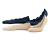 2 Paar Magic-Cut-Füßlinge, dunkelblau und beige - dunkelblau und beige
