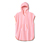 Frottierponcho aus Bio-Baumwolle, rosa
