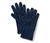 Strickfleece-Handschuhe, blau - Blau meliert