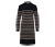 Gestreiftes Feinstrickkleid