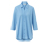 Piqué-Jerseybluse, hellblau - hellblau