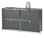Sideboard »CN3« mit vier Klappen, grau - Grau
