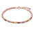 925 Silber Armband Tennis Multicolor