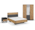 rauch Set »Butte«, groß – Bett 140 x 200 cm, Nachttisch und Schrank