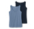 2 Tops, blau/navy - blau/navy