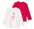 2 Kinder-Langarmshirts, Flamingo