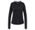 Langarm-Sportshirt, schwarz