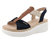Tom Tailor Sandale, Textil/PU navy