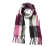 Karierter Webschal - Pink-anthrazit-cremefarben kariert