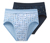 2 SCHIESSER Slips in Feinripp, hellblau