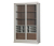 Woood Vitrine »James« aus Kiefernholz, nebelfarben