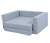 Buddies Spielsofa, mint-grau