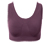 Seamless-Bustier, aubergine