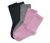 2x schwarz, 2x pastellviolett, 1x grau meliert