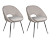Eglo 2er-Set Stühle »GuaGua«, beige - Beige