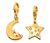 Charm Set Moon and Stars