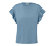 Shirt mit Volant, rauchblau - Rauchblau