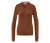 Zopfstrickpullover, cognac