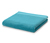 Aqua mit cremeweißem Bortenmuster