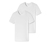 2 SCHIESSER T-Shirts mit Bio-Baumwolle, weiß