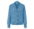 Strickjacke mit Wolle, hellblau - Hellblau