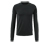 Langarm-Funktionsshirt, schwarz