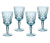 NNachtmann Noblesse Colors Cocktail/Weinglas, 4er-Set, aqua