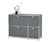 Sideboard »CN3« mit 4 Klappen, grau - Matt grau