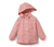 Kleinkind-Thermo-Regenjacke, rosa Tropfen