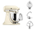 KitchenAid Küchenmaschine »Artisan 5KSM125« inkl. Fleischwolf und Spritzgebäckvorsatz, creme - Creme