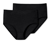 2 SCHIESSER Midislips mit Modal, schwarz, Streifen