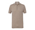 Merino-Poloshirt, beige meliert