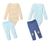 4-teiliges Baby-Set aus Bio-Baumwolle