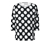 Gepunktetes Shirt mit 3/4-Arm