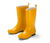 Kinder-Regenstiefel, gelb - Korngelb