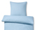 Perkal-Bettwäsche, blau, Normalgröße - blau