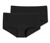2 SCHIESSER Shorts mit Bio-Baumwolle, schwarz