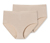 2 SCHIESSER Midislips mit Modal, sandfarben, Streifen