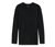 SCHIESSER Langarmshirt mit Bio-Baumwolle, schwarz